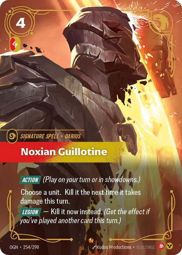 Noxian Guillotine 254/298 (Origins)