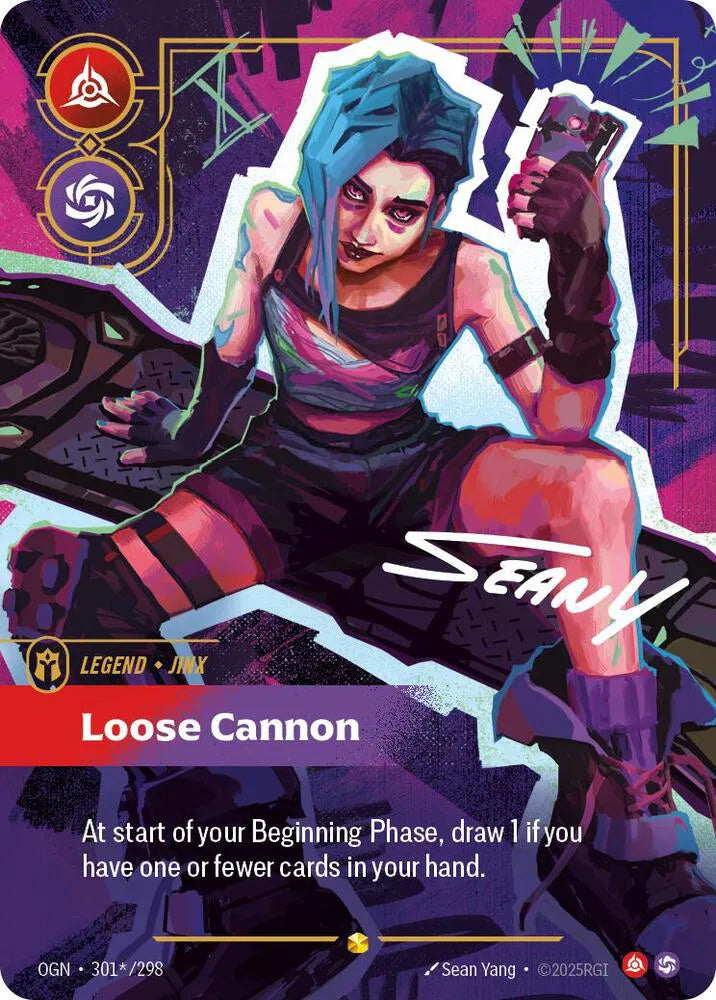 Jinx - Loose Cannon (Alternate Art) 301*/298 (Origins) — PSA 10