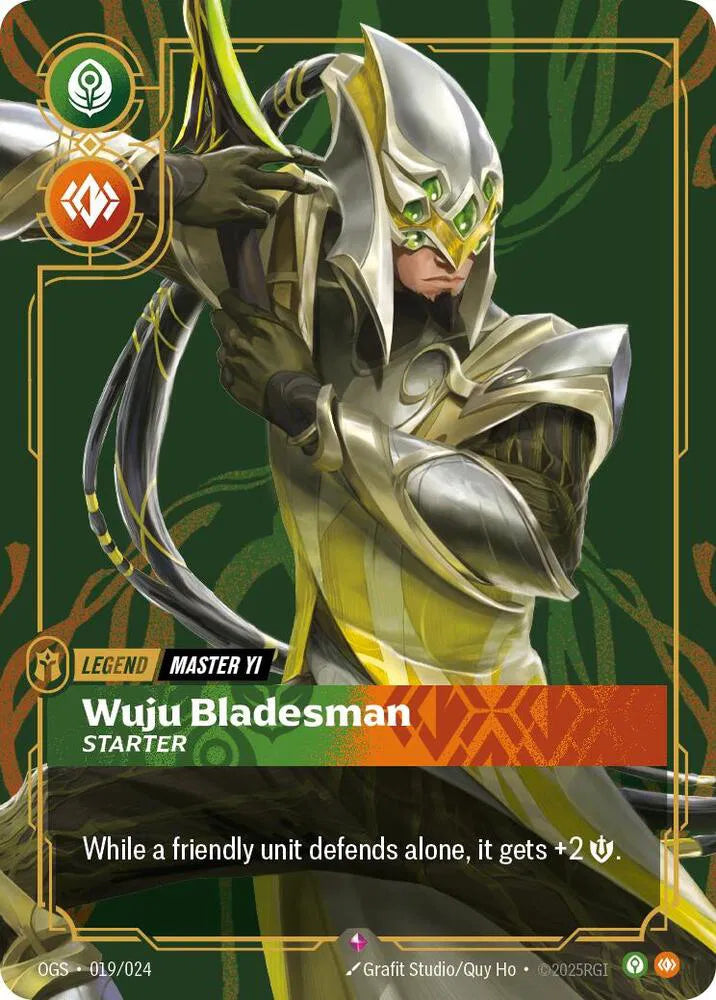 Master Yi - Wuju Bladesman (Starter) 019/024 · Normal (Origins: Proving Grounds)