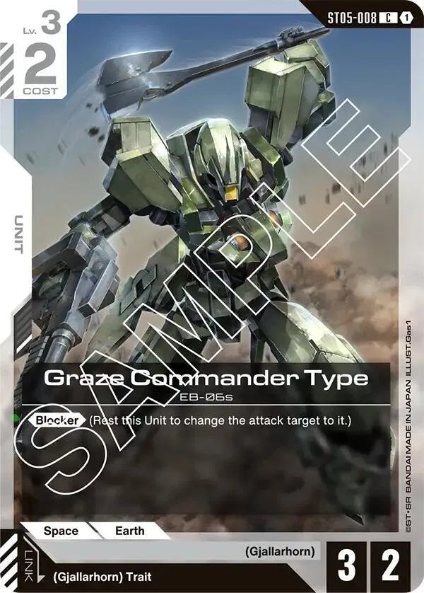 Graze Commander Type ST05-008 · Normal (Starter Deck 05: Iron Bloom)