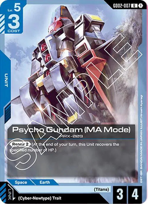 Psycho Gundam (MA Mode) GD02-007 · Normal (Dual Impact)