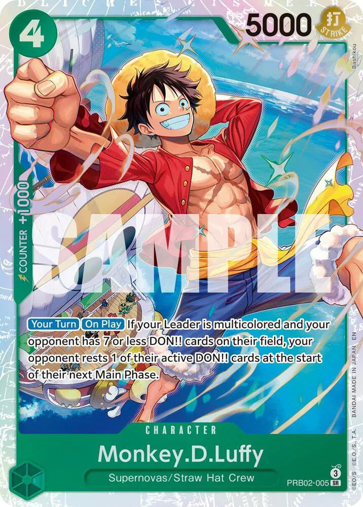 Monkey.D.Luffy PRB02-005 · Foil (Premium Booster -The Best- Vol. 2)