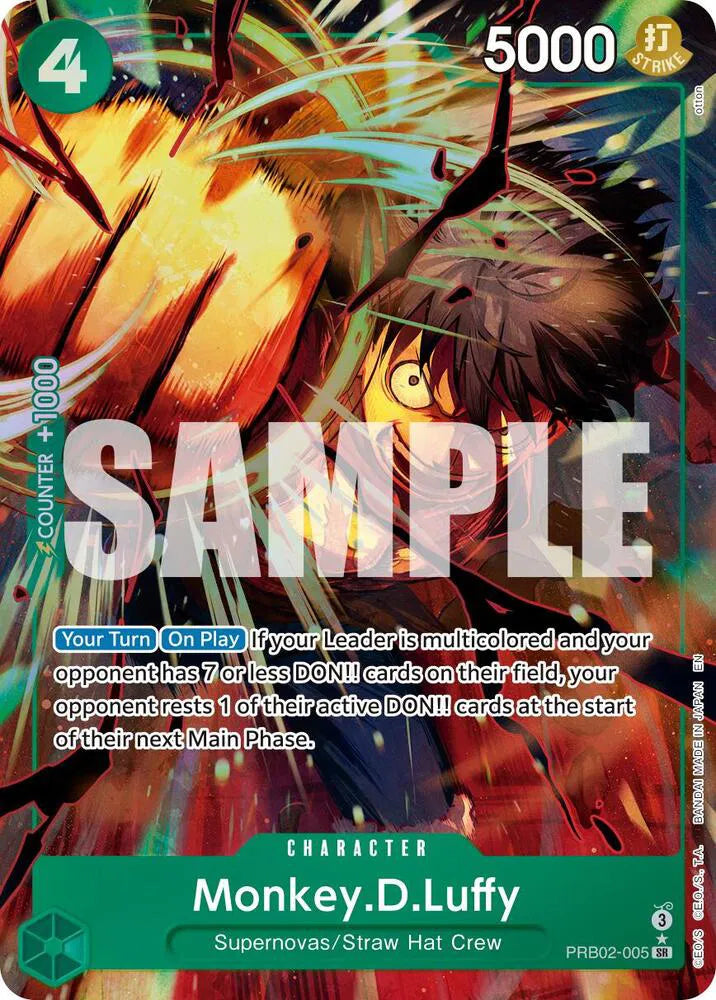 Monkey.D.Luffy (Alternate Art) PRB02-005 · Foil (Premium Booster -The Best- Vol. 2)