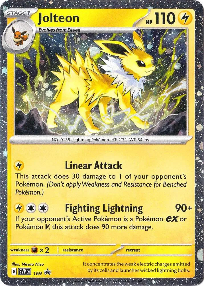 Jolteon - 169 (Cosmos Holo) (Scarlet & Violet Promo)