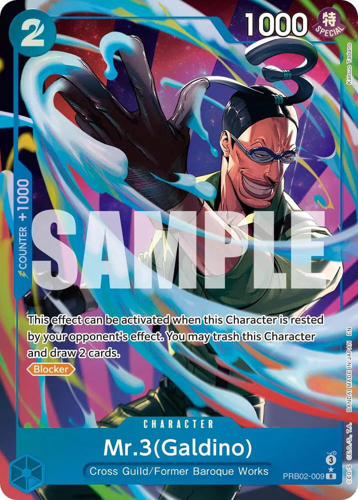 Mr.3(Galdino) (Alternate Art) PRB02-009 · Foil (Premium Booster -The Best- Vol. 2)