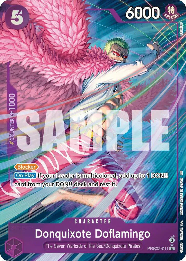 Donquixote Doflamingo (Alternate Art) Premium Booster -The Best- Vol. 2 R PRB02-011