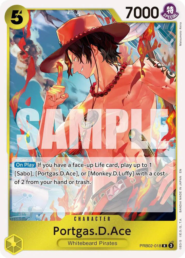 Portgas.D.Ace - PRB02-018 · Foil (Premium Booster -The Best- Vol. 2)