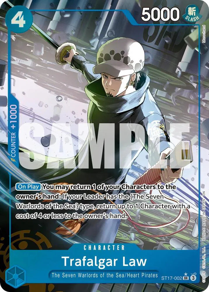 Trafalgar Law - ST17-002 (Alternate Art) (Premium Booster -The Best- Vol. 2)