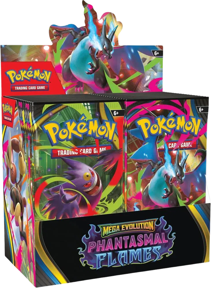 Phantasmal Flames Booster Box with acrylic