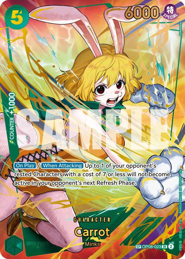 Carrot (SP) OP08-023 (Premium Booster -The Best- Vol. 2) — BGS 10 (Pristine)