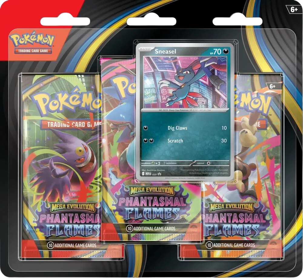Phantasmal Flames 3 Pack Blister [Sneasel] · Blister Pack