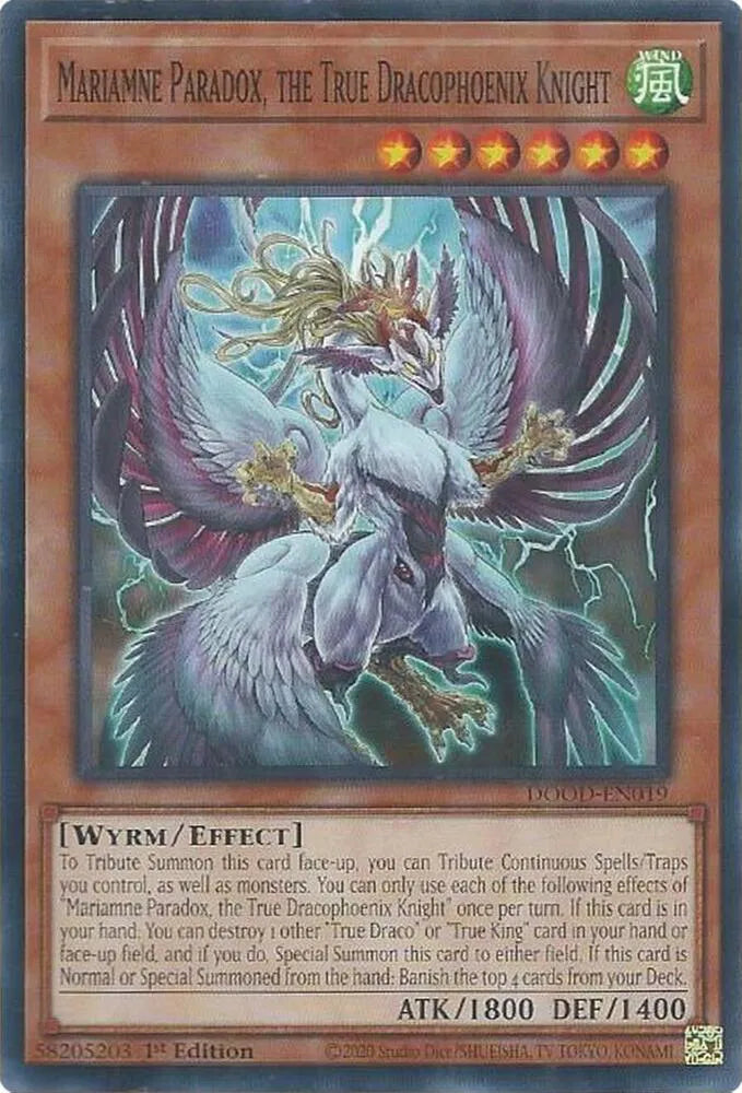 Mariamne Paradox, the True Dracophoenix Knight DOOD-EN019 (Doom of Dimensions)