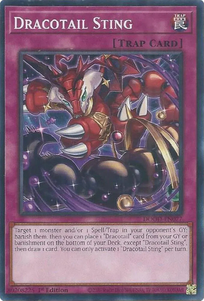 Dracotail Sting DOOD-EN077 (Doom of Dimensions)