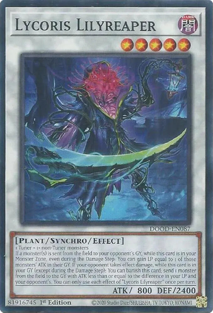 Lycoris Lilyreaper DOOD-EN087 (Doom of Dimensions)