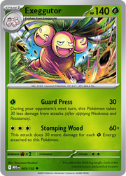 Exeggutor Mega Evolution Uncommon • 005/132 Reverse Holofoil
