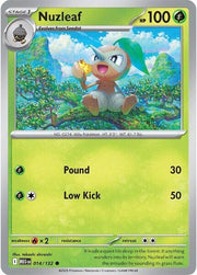 Nuzleaf 014/132 · Reverse Holofoil (Mega Evolution)