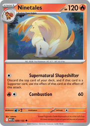 Ninetales 020/132 Reverse Holo (Mega Evolution)