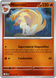 Ninetales Mega Evolution Uncommon • 020/132 Reverse Holofoil