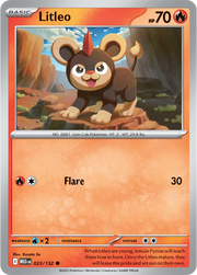 Litleo 023/132 · Normal (Mega Evolution)