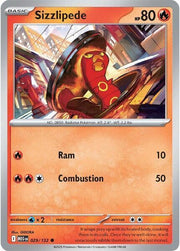 Sizzlipede 029/132 · Reverse Holofoil (Mega Evolution)