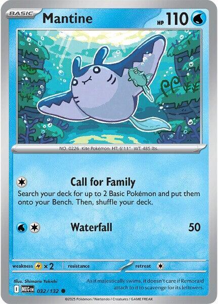 Mantine 032/132 · Normal (Mega Evolution)