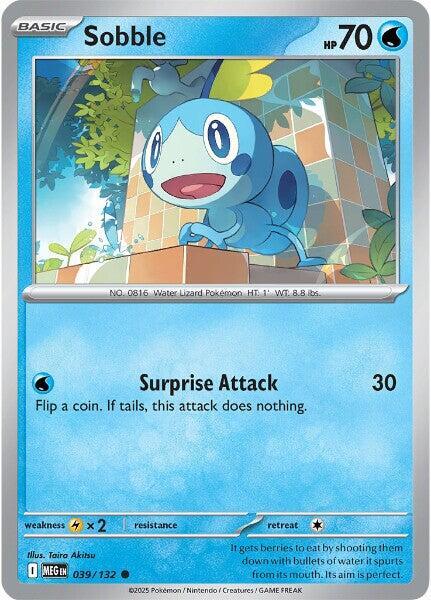 Sobble 039/132 · Reverse Holofoil (Mega Evolution)