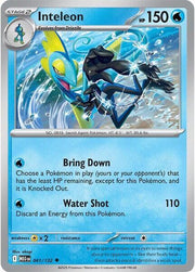 Inteleon 041/132 · Reverse Holofoil (Mega Evolution)