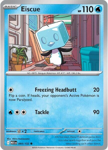 Eiscue 044/132 · Reverse Holofoil (Mega Evolution)