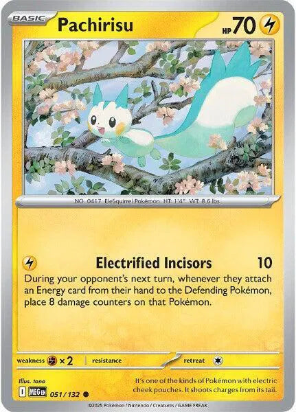 Pachirisu 051/132 · Normal (Mega Evolution)