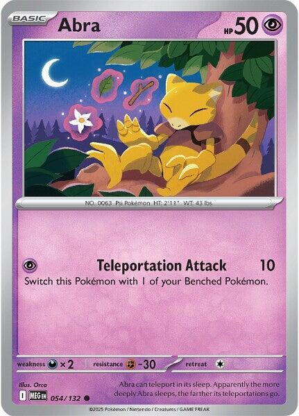 Abra 054/132 · Normal (Mega Evolution)