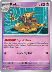 Kadabra 055/132 · Normal (Mega Evolution)