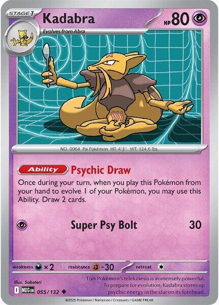 Kadabra 055/132 · Normal (Mega Evolution)
