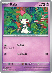 Ralts 058/132 · Reverse Holofoil (Mega Evolution)