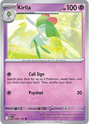 Kirlia 059/132 · Reverse Holofoil (Mega Evolution)
