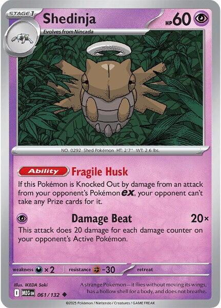 Shedinja 061/132 · Normal (Mega Evolution)