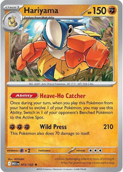 Hariyama 073/132 · Holofoil (Mega Evolution)