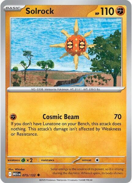 Solrock 075/132 · Normal (Mega Evolution)