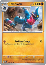 Toxicroak 079/132 · Reverse Holofoil (Mega Evolution)