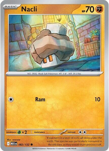 Nacli 082/132 · Reverse Holofoil (Mega Evolution)