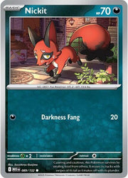 Nickit 089/132 · Reverse Holofoil (Mega Evolution)