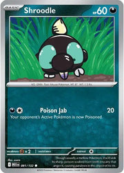 Shroodle 091/132 · Normal (Mega Evolution)