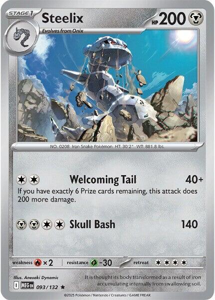 Steelix 093/132 · Reverse Holofoil (Mega Evolution)