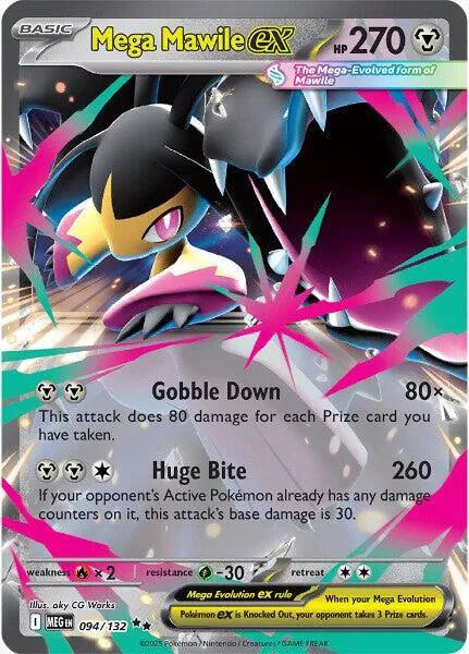 Mega Mawile Ex #94 Pokemon Mega Evolution