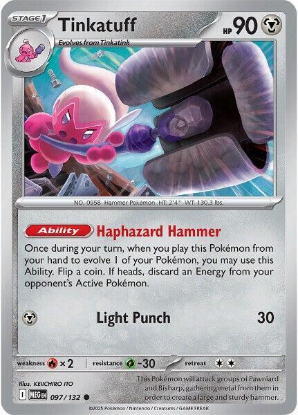 Tinkatuff Mega Evolution Common 097/132