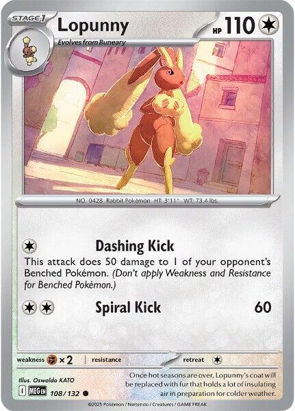Lopunny Mega Evolution Common 108/132