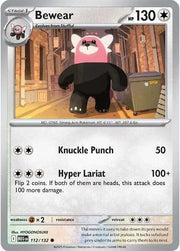 Bewear 112/132 · Reverse Holofoil (Mega Evolution)