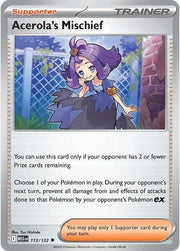 Acerola's Mischief 113/132 · Reverse Holofoil (Mega Evolution)