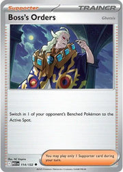 Boss's Orders [Ghetsis] 114/132 · Reverse Holofoil (Mega Evolution)
