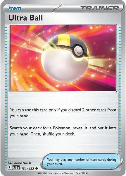 Ultra Ball 131/132 · Reverse Holofoil (Mega Evolution)