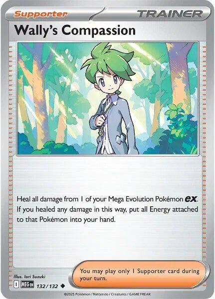 Wally's Compassion 132/132 · Normal (Mega Evolution)